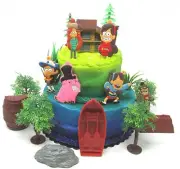 Gravity Falls Deluxe Birthday Cake Topper Set Featuring Gravity Falls Characters