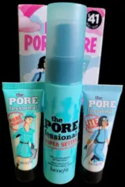 Benefit Major Pore Score Porefessional Primers and Setting Spray NIB $41 VALUE