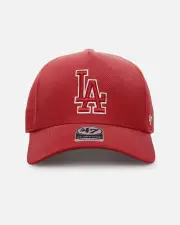 [47 Brand] 47 Brand Los Angeles Dodgers 'Sunbleach' 47 Offside Snapback Cayenne - Size ONE ONE Cayenne