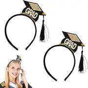 [DIUEWOW] Graduation Cap Head Boppers Headband