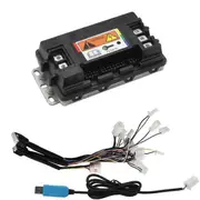 EM50-4/72300 48-72V Programmable Sine Wave Controller 2000W Electric Scooter Electric Motorcycle Q Black