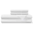 Cotton Sheets Queen Size, 100% Long Staple Cotton Percale Sheets Queen with 1...