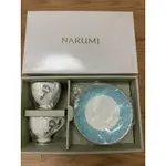 日本第一大瓷器品牌【NARUMI鳴海骨瓷】 心心相印骨瓷咖啡杯盤 （2杯2盤）