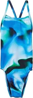 [Nike] Amp Axis Racerback one Piece (Blue/Green, 30)