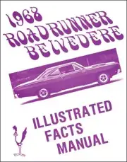 1968 Plymouth Belvedere / Road Runner Illustrated Facts And Features Manual