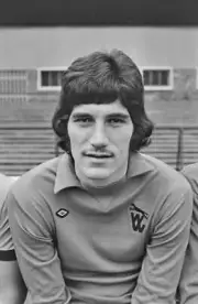 English footballer Phil Parkes, goalkeeper for Wolverhampton Wander - Old Photo