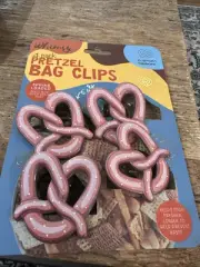 Whimsy 4 Pack Pretzel, Chips Ect.Bag Clips