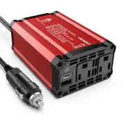 300W Car Power Inverter - Fast Charging PD 65W USB-C & QC3.0 Ports - 12V DC to