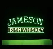Jameson Irish Whiskey 20"x12" Neon Sign Bar Lamp Light Party Night Gift Glass