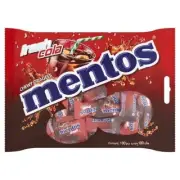 100 Tablets MENTOS CHEWY DRAGEES Sweet Candy Fresh Cola Flavour 250g
