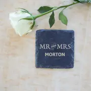 Mr & Mrs Slate Coasters