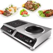 Commercial Induction Cooker Double-stove High-power Concave Induction Cooker