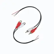 2 Pack 6Inch RCA Female to Speaker Wire, RCA Female Plug Adapter Connector to Ba