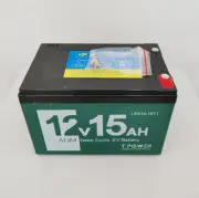 Demo 12V 15AH AGM Deep Cycle Battery 4 Electric Scooter eBike 12Ah 6FM15 6DZM15