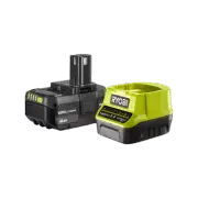 Ryobi 18V ONE+ 4.0Ah Battery and Charger Combo Kit