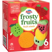 Peters Frosty Fruits Fruit Stack Ice Blocks 6 pack