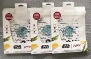Star Wars Pyrex Platinum Silicone Storage Bags Half Gallon Darth Vader Set Of 3