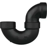 Charlotte Pipe 1-1/2 In. Black ABS P-Trap ABS 00706X 0600HA Pack of 25 Charlotte