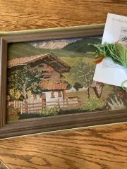 Needlepoint Kit Tapestry Gobelin Stickbold Wool Frame Canvas NOS Vtg