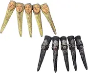 CANIGHT 10pcs Vivid Fake Halloween Nail Cover Decor Cosplay Party Finger Decor Prop