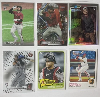 Gabriel Moreno RC Lot Diamondbacks Heritage Pristine Archives Stadium Club