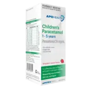 APOHEALTH Children's Paracetamol 1-5 Years 200mL Relief of Fever Pain