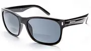 [urbanium e y e w e a r] Urbanium Eyewear New York Model – Classic Sunglasses in Black – Polarising with Discreet Reading Window in the Lower Area of the Lenses in Various Thicknesses