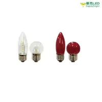 在飛比找松果購物優惠-【樂亮】LED E27燈頭 1.5W 大尖形/圓形 神明廳燈