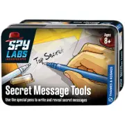 thames & kosmos Spy Labs Tin: Secret Message Tools