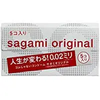 在飛比找DOKODEMO日本網路購物商城優惠-[DOKODEMO] 相模元祖002 保險套 5個