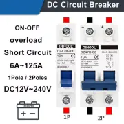 DC Circuit Breaker For Battery Solar Protector Positive Negative Switch Isolator