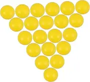 WOONEKY 50pcs Ocean Pit Balls Swimming Pits Balls Small Ball Pit Ball Pit Small Play Balls Ball Pit Balls for Babies Ball Pot Balls Plastic Yellow