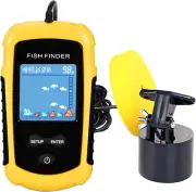 Handheld Kayak Fish Depth Finder Portable Transducer Fish Finder Sonar Boat Dock