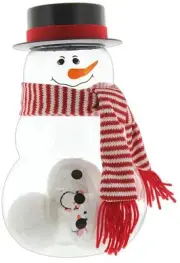 Snowman Shaped Indoor Snowball Fight Kit