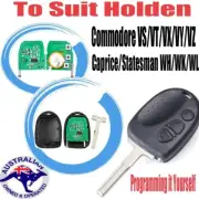 Complete Remote Key Fob To Suit Holden Commodore VS/VT/VX/VY/VZ 304Mhz 3Button