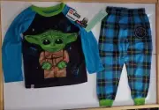 NEW LEGO STAR WARS THE MANDALORIAN GROGU sleepwear 2pc SIZE 4/5 6/7 8 10/12