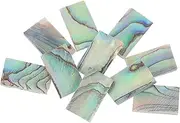Hoement Unique Abalone Shell Inlay Strips for Guitar Diy Sound Hole Decor Musical Instrument Decor
