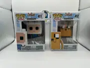 Adventure Time Minecraft Finn And Jake Funko Pops Bundle