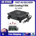 12cm 5V USB Power Supply TV Set-Top Box Router Radiator Cooler Air Cooling Fan-