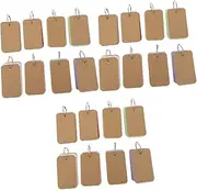 UTHCLO Cards 24 Pcs Blank Cardboard Sheet Office Stationery Office+Supplies Memo Cards Portable Notepads Notecards Stationery Cards Message Papers Memo Note Cards with Rings