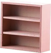 TOYANDONA 1:12 Scale Mini Doll House Cabinet Miniature Wooden Storage Shelf for Decorative Miniature Furniture Models