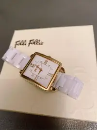 在飛比找Yahoo!奇摩拍賣優惠-Folli follie 全新白色陶瓷錶 喜歡DITA/JO