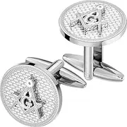 [AMITER] Masonic Tie Tack, Freemason Lapel Pin & Cufflinks