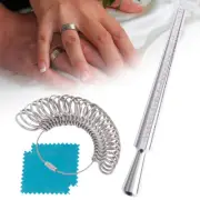 Ring Sizer Stick Combination Set Mandrel Finger Gauge Jewellery Set Tool Sizer