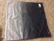 H and M silver dark color sequins cushion cover hm pop 20 x 20