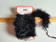 BLACK FEATHER CRAFT BOA MARABOU TRIM 2 YARDS