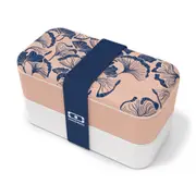 Monbento Original Graphic 1L Carry-on Lunch Bento Box Food Container-Ginkgo