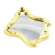 1:12 DOLLHOUSE Mini Furniture European Frame Mirror Model Vintage ^K_