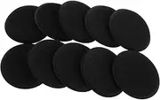 SOESFOUFU 10pcs Waxing Sponge Car Wash Pad Car Polishing Pads Wax Applicator Wash Rags Sponge Black