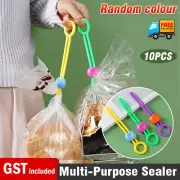 1~10PCS Multi-purpose Sealer Snacks Sealing Strap Sealing Clip Data Line Storage